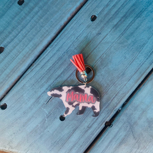 Mama Bear Key Chain