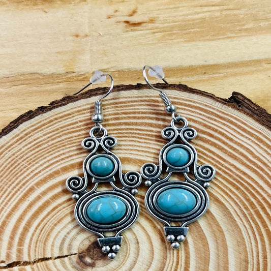 Bonnie Turquoise Dangle Earrings