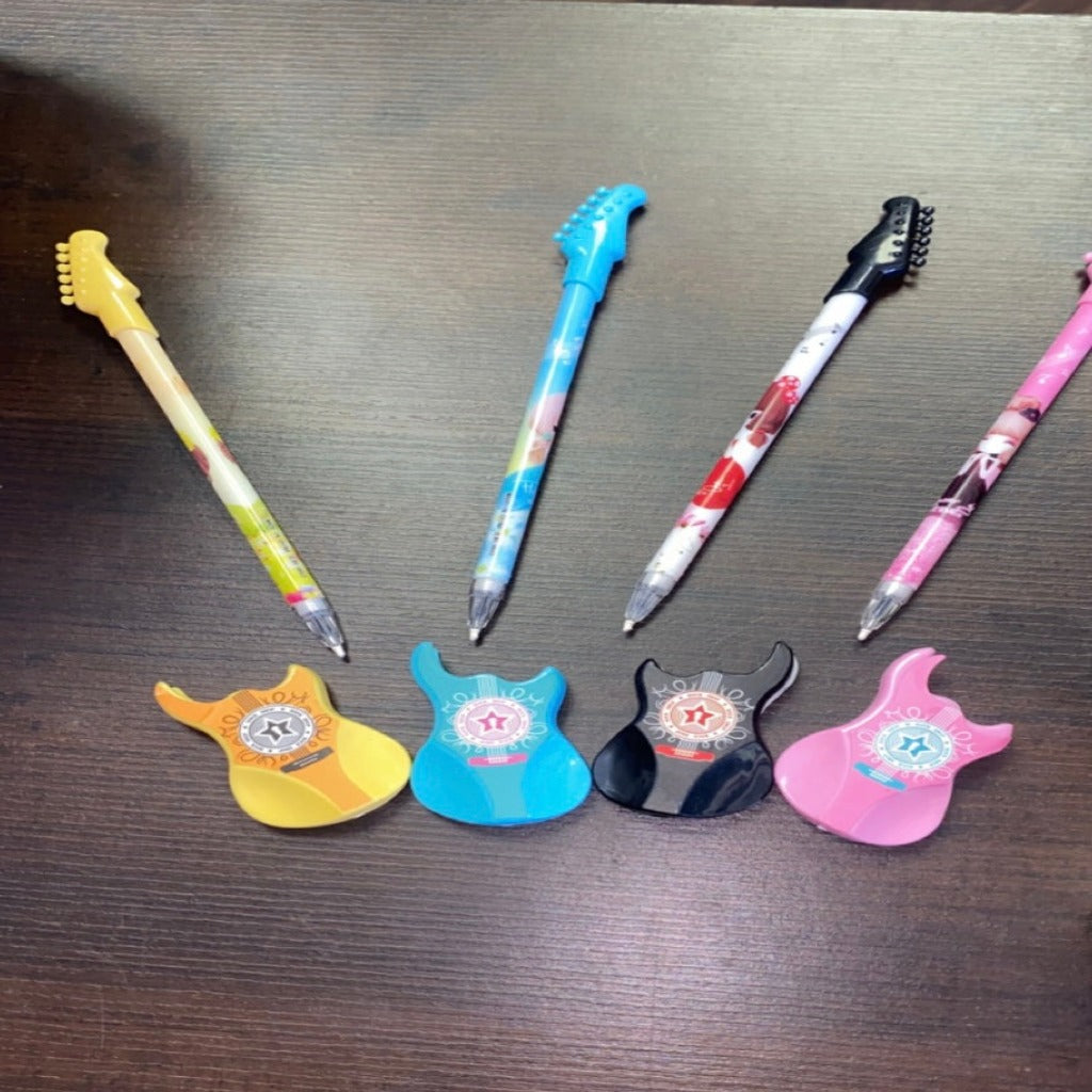Rock Out Guitar Shape Pen