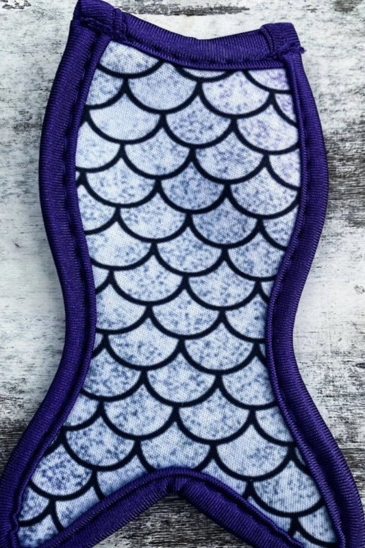 Mermaid scale popsicle sleeve