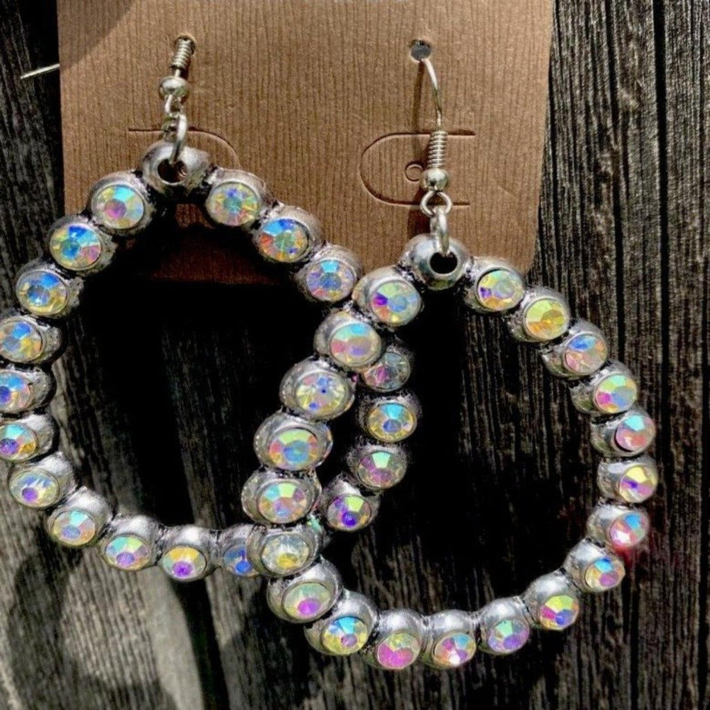 Open Teardrop Earrings