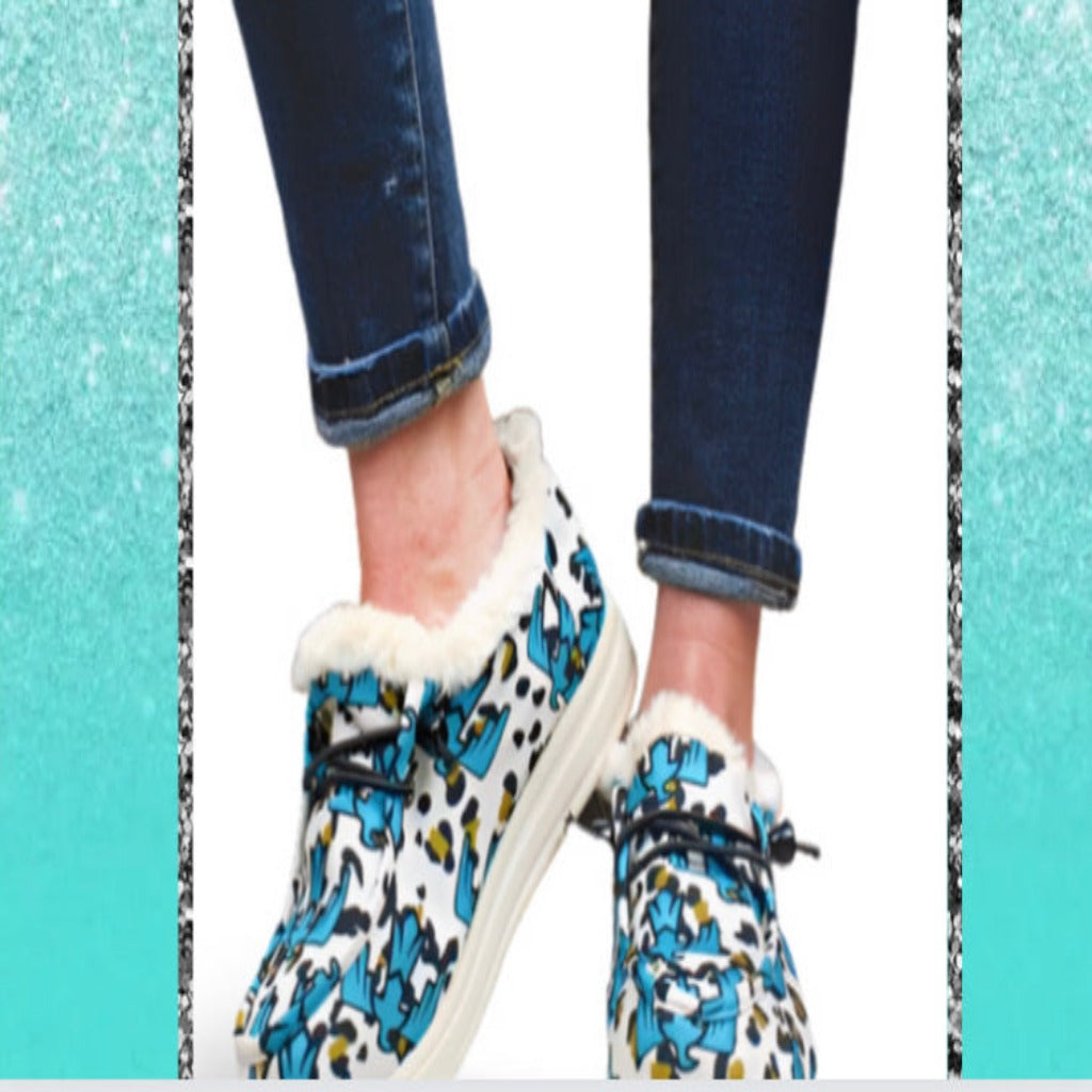 Thunderbird Print Canvas Shoes