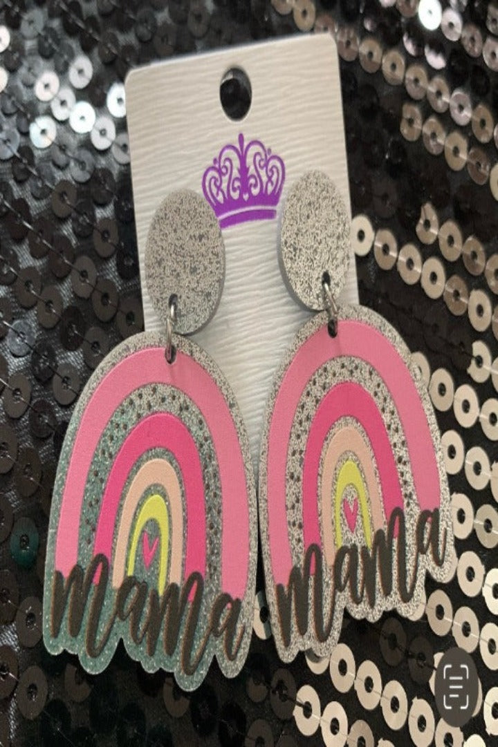 Silver Mama Boho Earrings