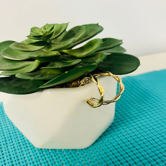Golden Babe Hoop Earrings