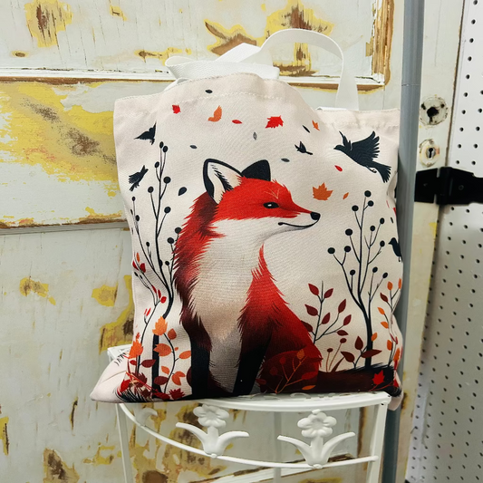 Fox Canvas Tote Bag
