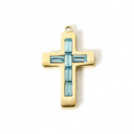December Cross Charm