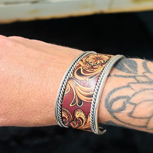 Sunflower Cuff Bracelet
