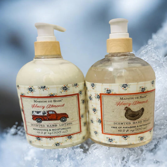 Honey Almond Hand Soap and Lotion