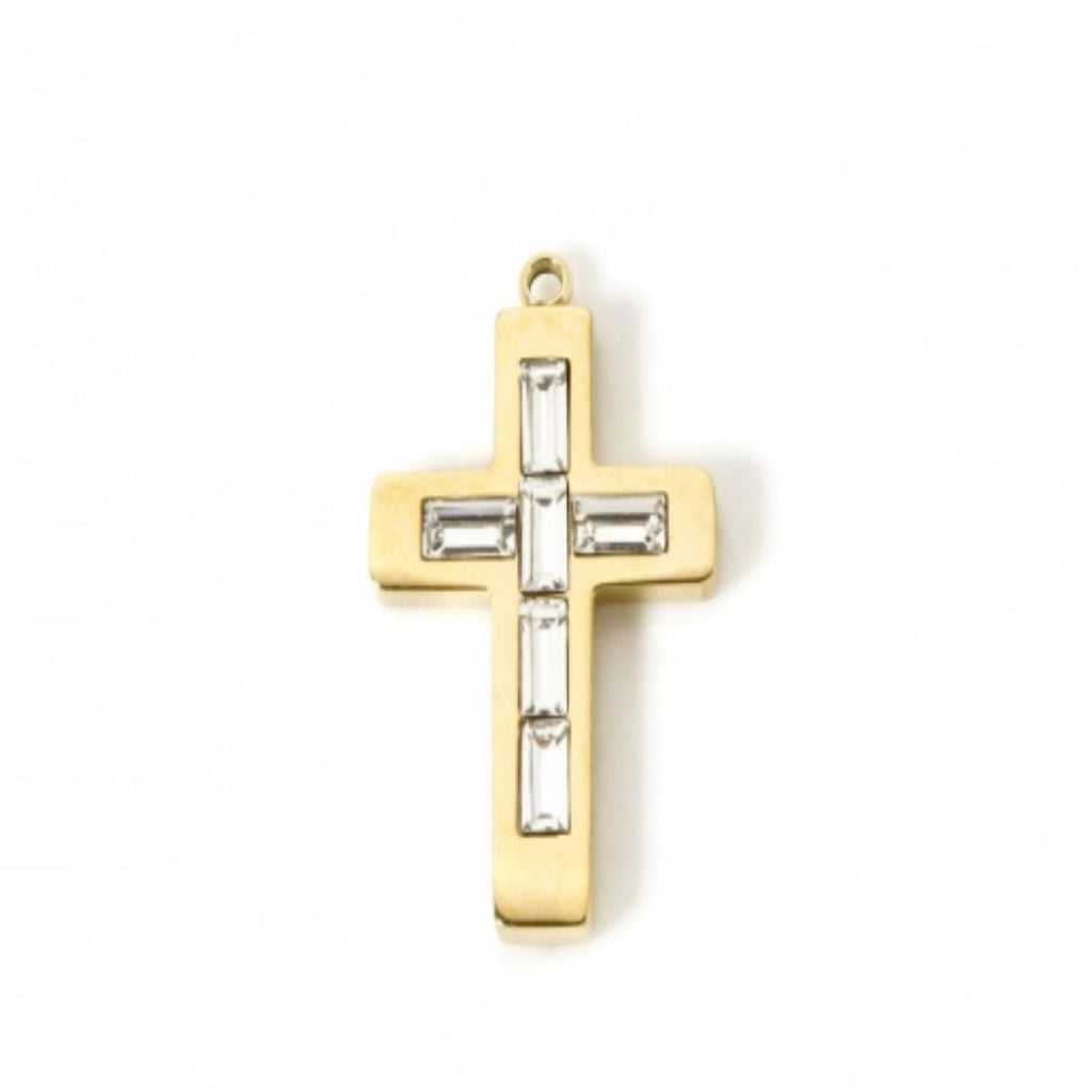 April Cross charm