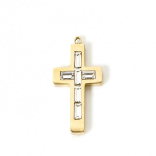 April Cross charm
