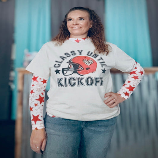 Classy Until Kickoff in Red