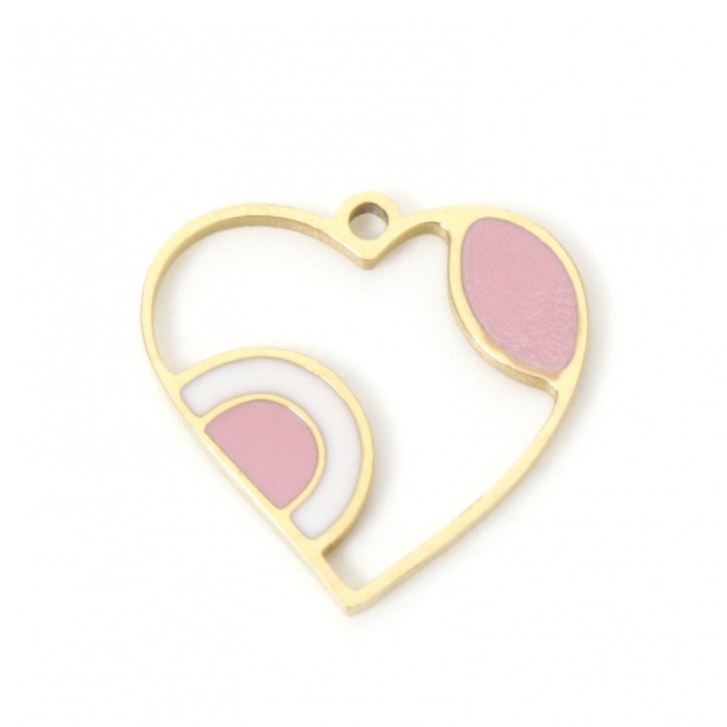 Pink Heart Charm