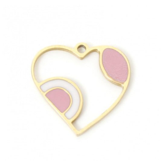 Pink Heart Charm