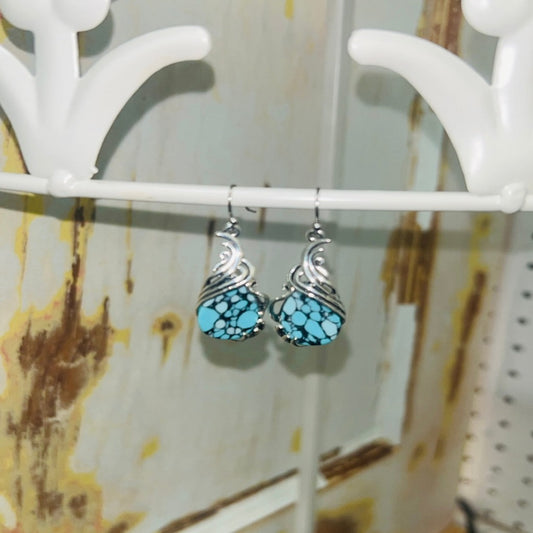 Turquoise Teardrop Earrings