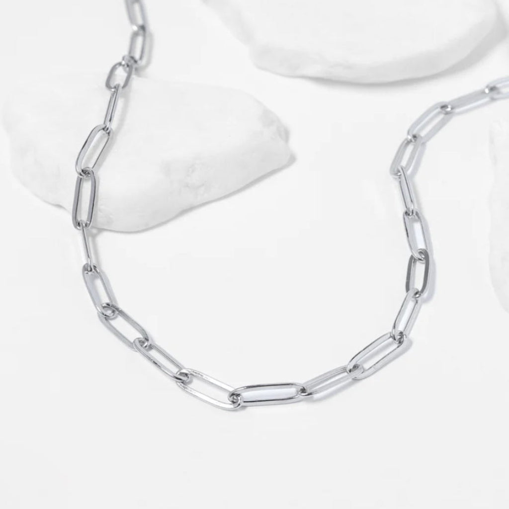 24” Silver Chain Necklace