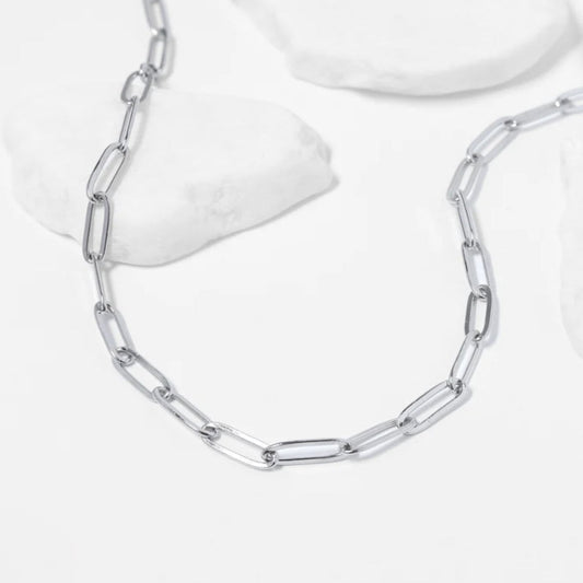 24” Silver Chain Necklace