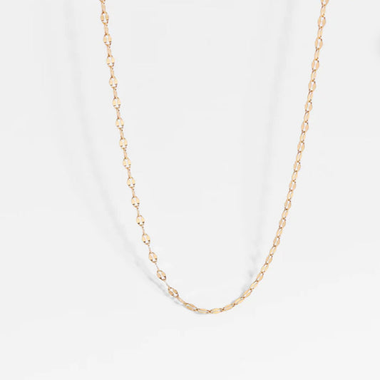 Gold Lip Chain Necklace
