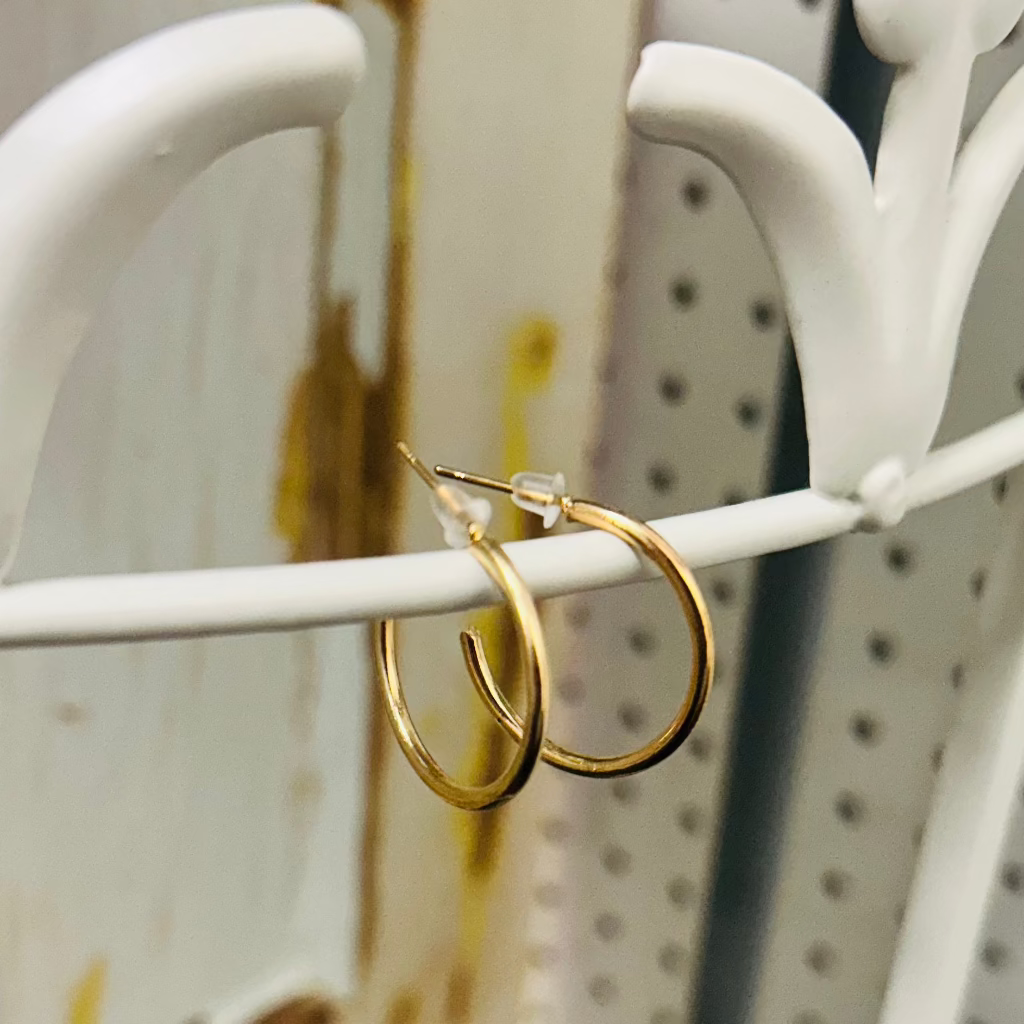 Stay Golden Hoop Earrings