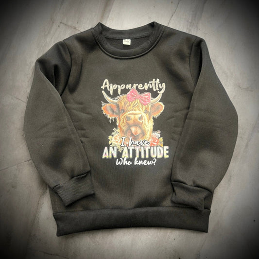 Girls Attitude Sweatshirt