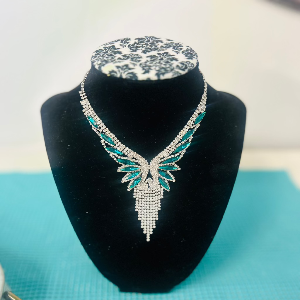 Butterfly Rhinestone Necklace