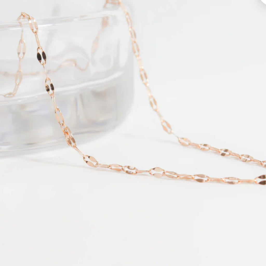 Rose Gold Lip Chain