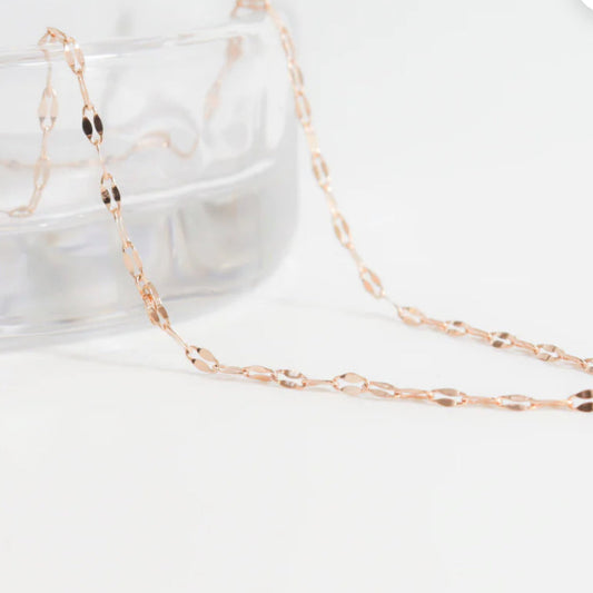 Rose Gold Lip Chain