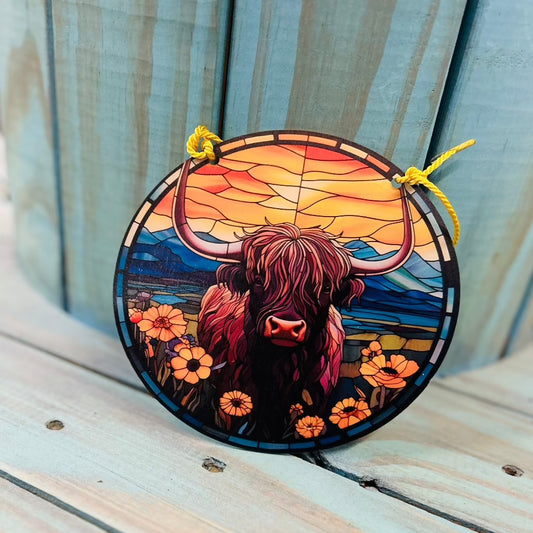 Savanna The Cow Suncatcher
