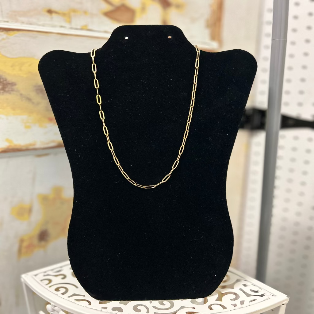 04mm 20” Paperclip Chain