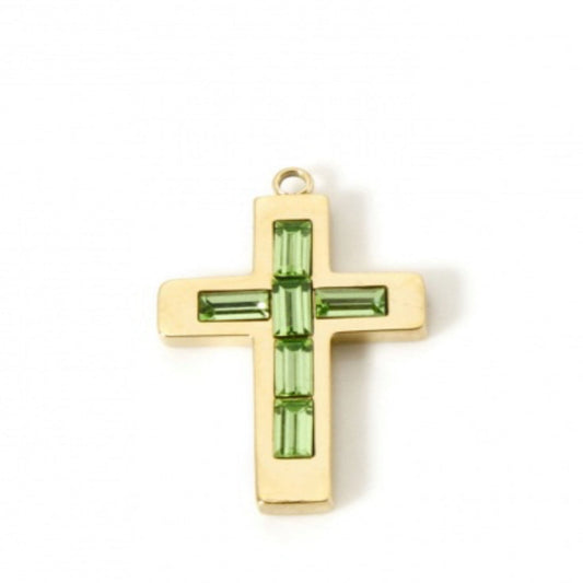 August Cross Charm