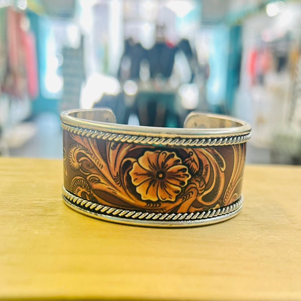 Sunflower Cuff Bracelet