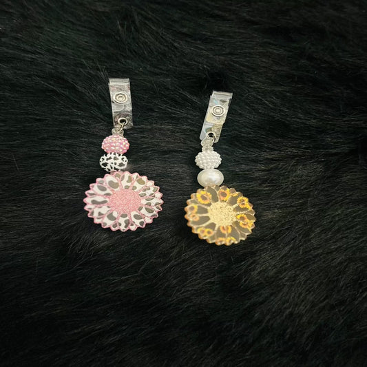 Sunflower Badge Reel