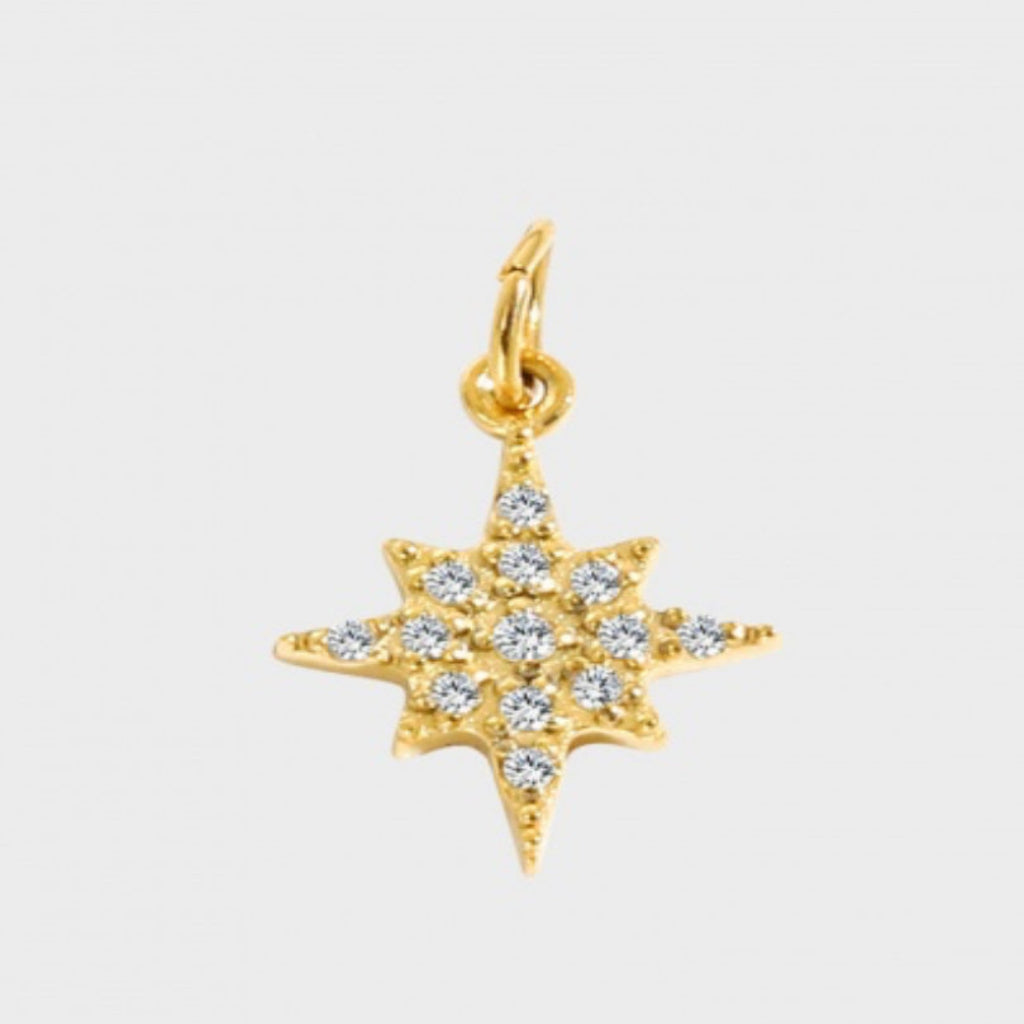Rhinestone Star Charm