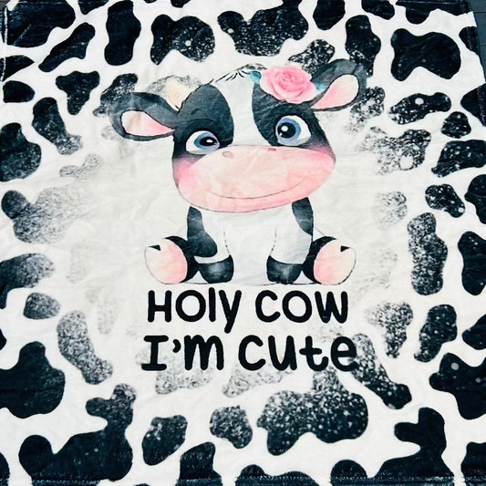 I’m Cute Cow Blanket