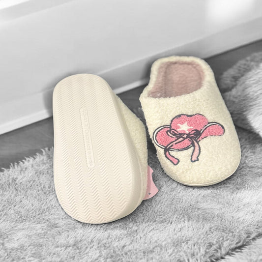 Cowgirl Plush Slippers