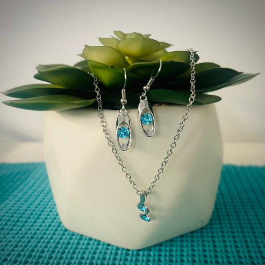Teardrop Necklace Set