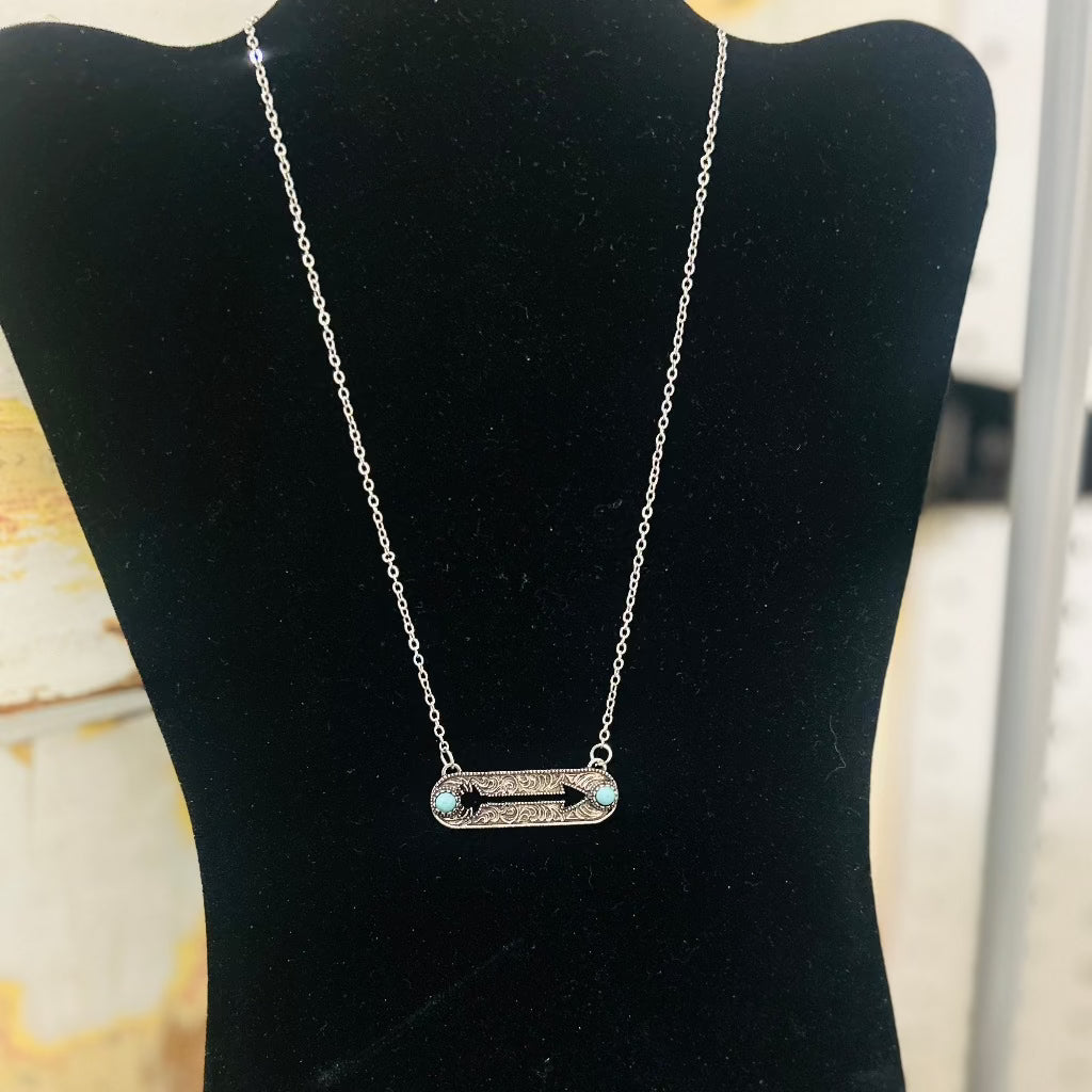 Hollow Arrow Necklace