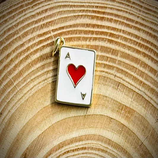 Ace Of Hearts Charm