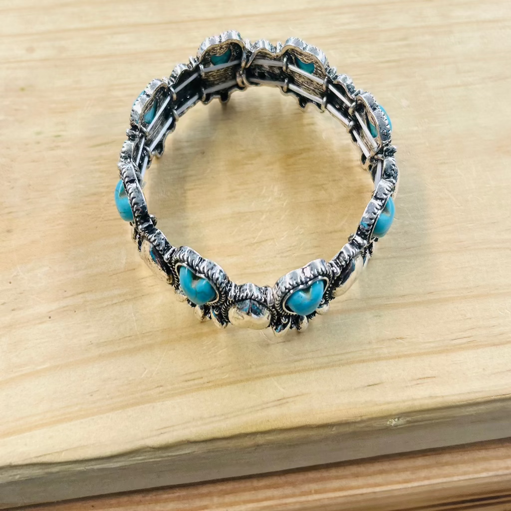 Turquoise Heart Bracelet