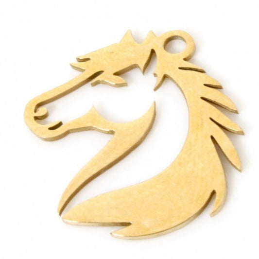 Gold Zebra Charm