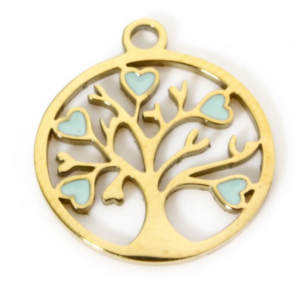 Gold Tree Of Life Charm