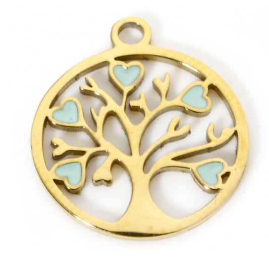 Gold Tree Of Life Charm