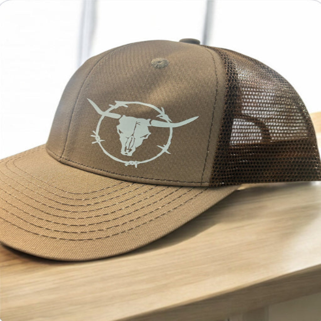 Bull Skull Baseball Hat