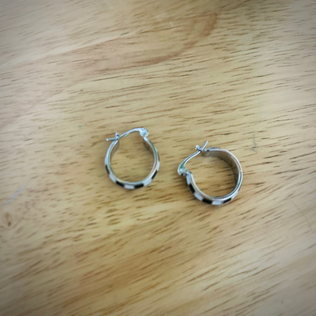Checkered Earrings