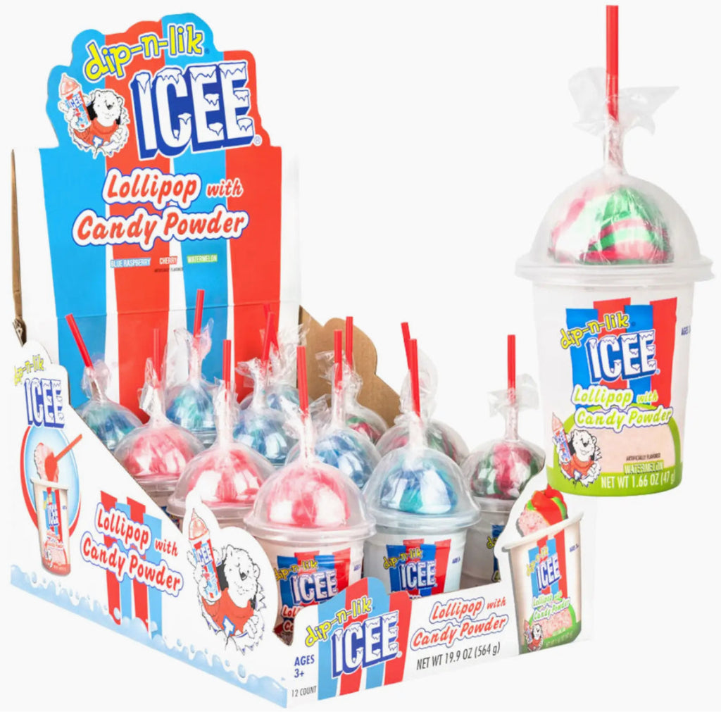 Icee Lollipop With Candy Powder
