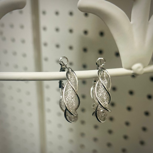 Silver Hoop Earrings