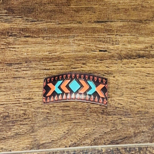 Aztec Print Hair Barrette