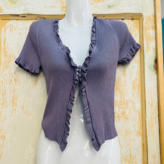 Purple Crop Top