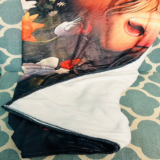 Floral Cow Blanket