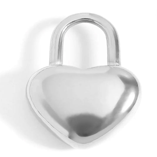 Heart padlock Charm