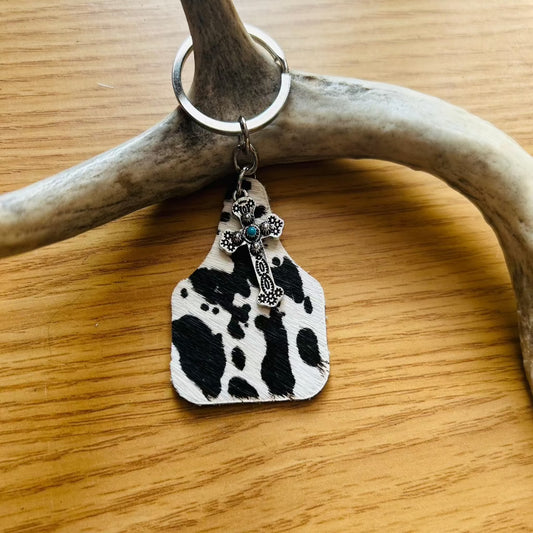 Western Cross Keychain